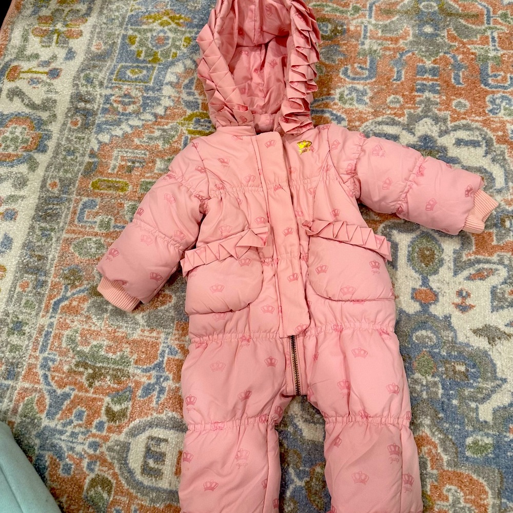 6-9M Juicy Couture Winter Onesie